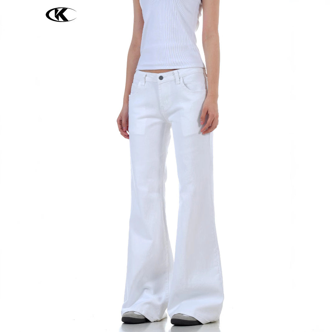 Simple Clean Fit Loose and Slimming Long Trousers