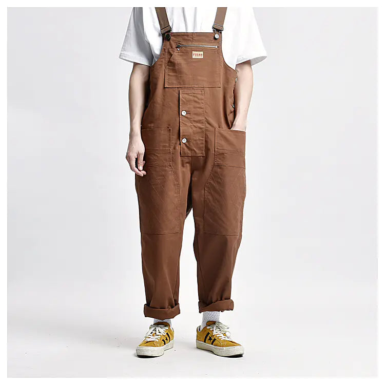 Trendy Brand Jumpsuit with Suspenders and Trousers