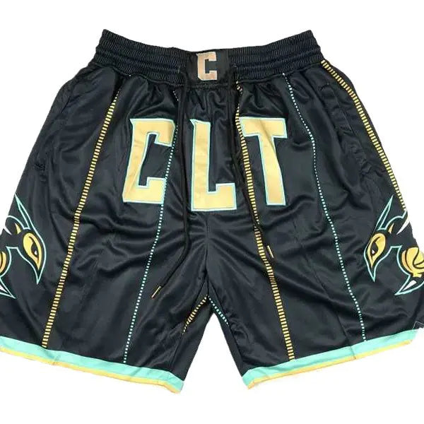 Vintage Mesh Basketball Shorts with Pockets and Zipper