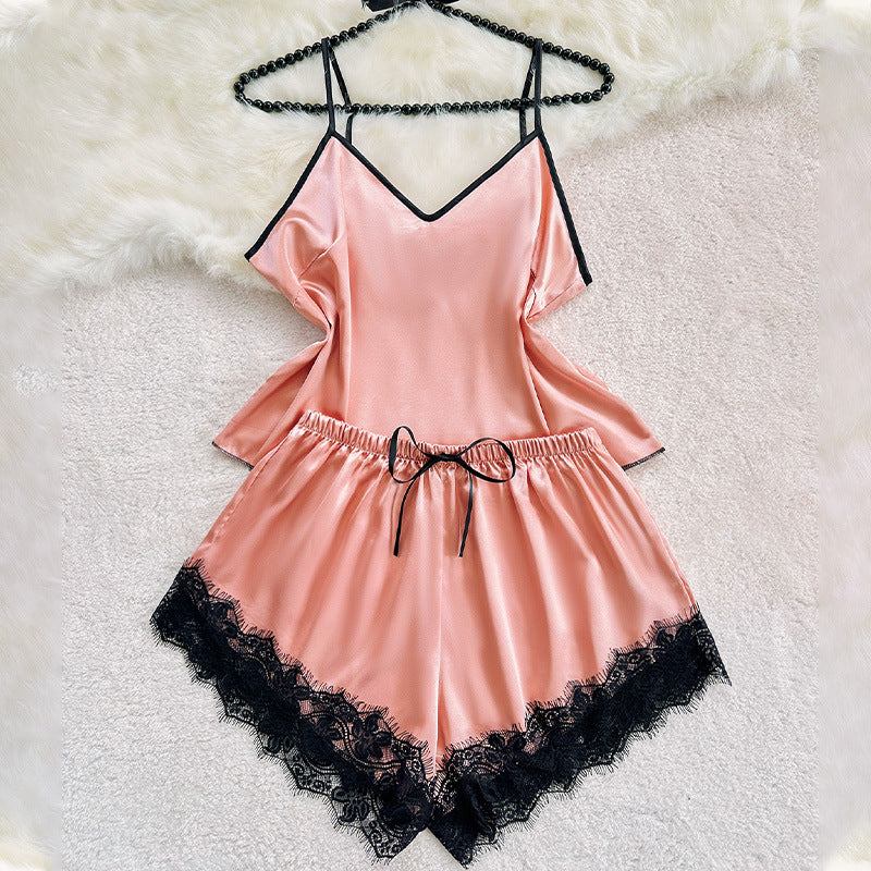 Lace pajama set
