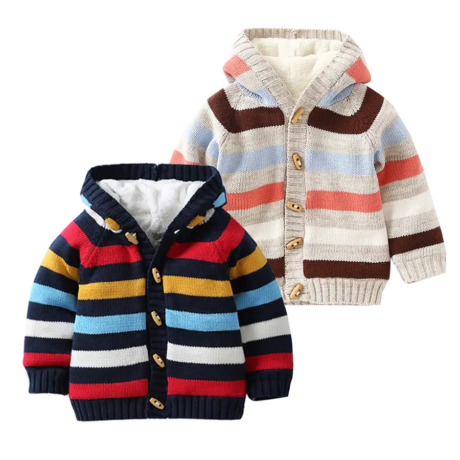 Thick Fleece Cotton Sweater Jacket for Children