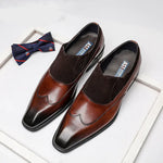 Men’s Pointed Toe Business Casual Leather Shoes