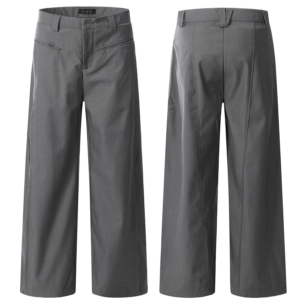 A-line Loose Fit Slimming Simple Trendy Three-dimensional Tailoring Long Pants