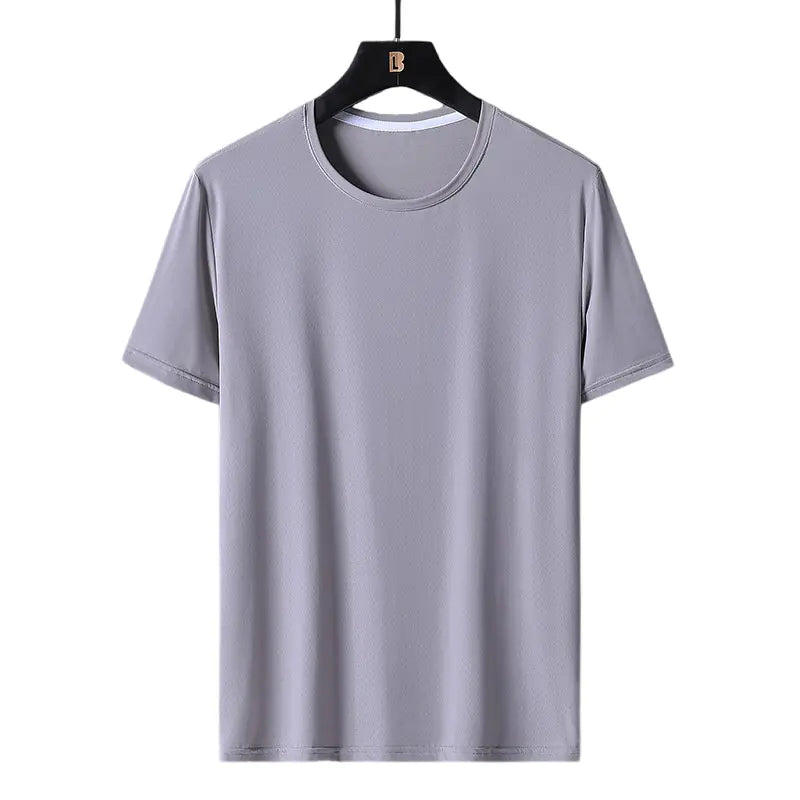 Summer Couple Quick-Dry Ice Silk T-Shirt for Sports