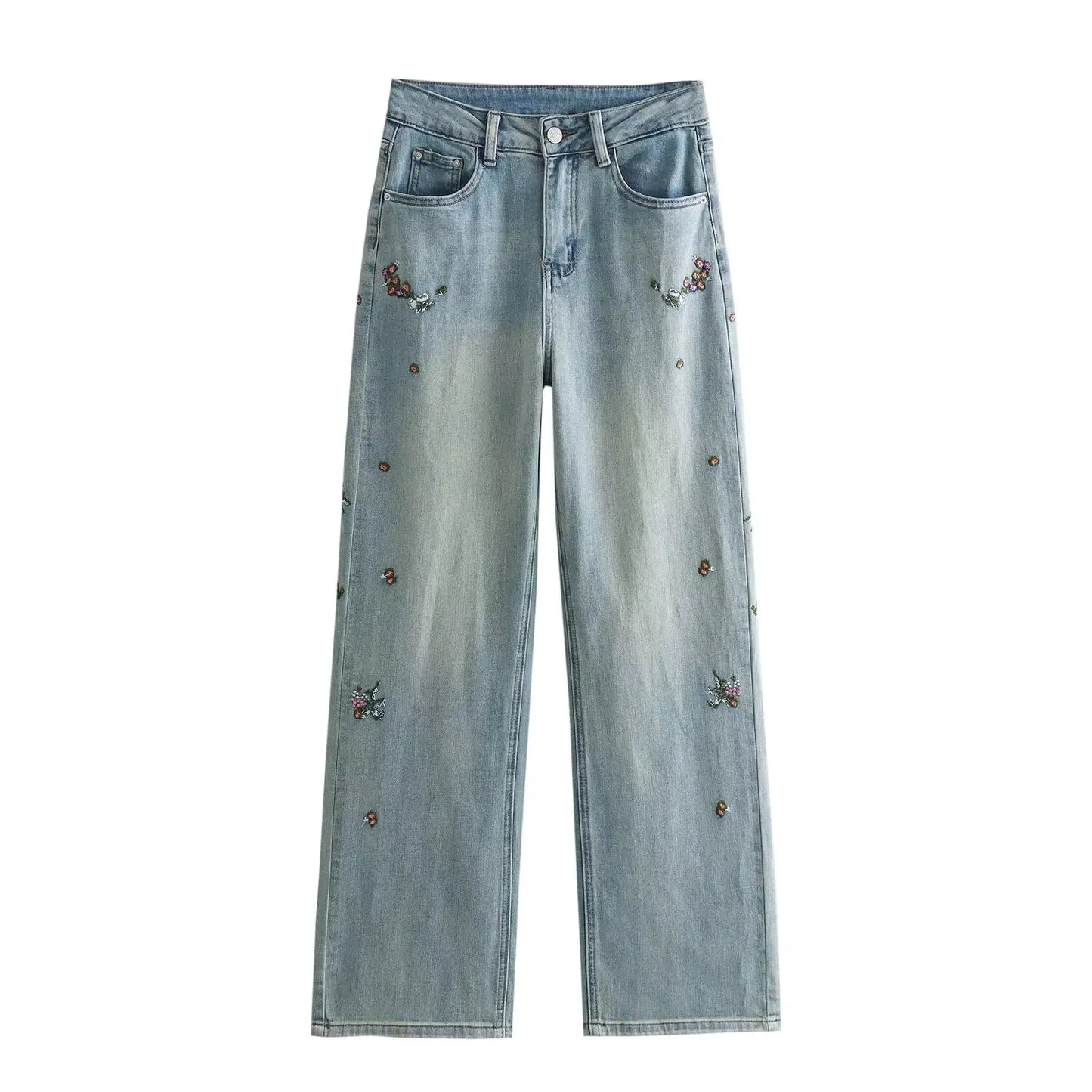 High Street Steel Ball Denim Jeans