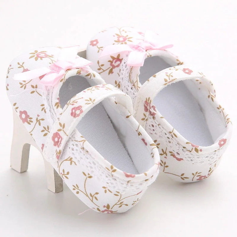 Soft Sole Princess Shoes for Baby Girls (0-1 Year)