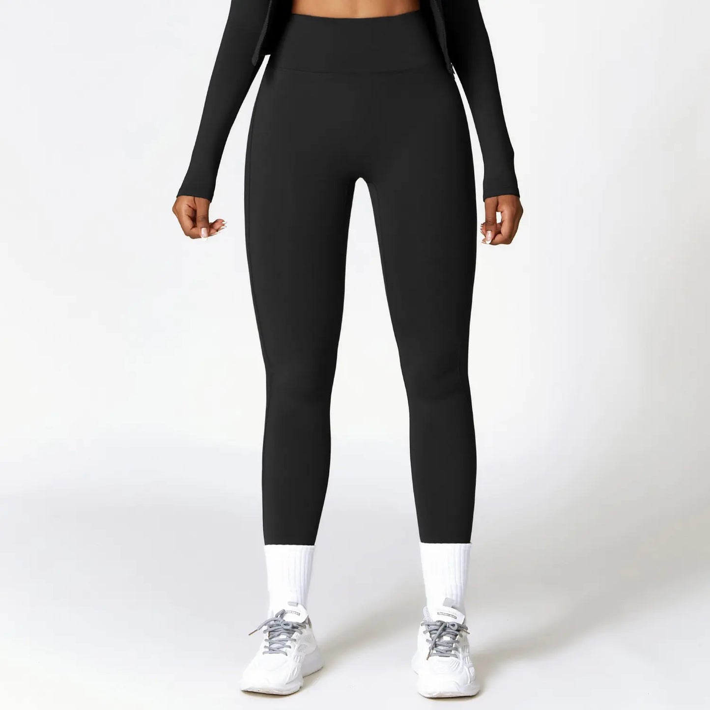 Women's Velvet High Waist Yoga Pants for Warmth