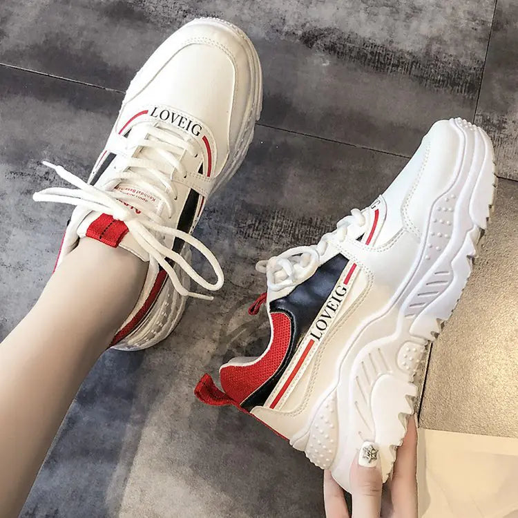 Thick Sole Breathable Dad Sneakers (Sport Style)