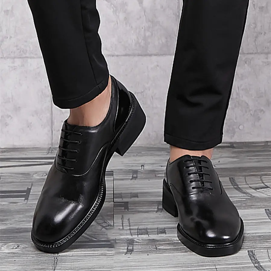 British Men's Casual Brogue Business Shoes