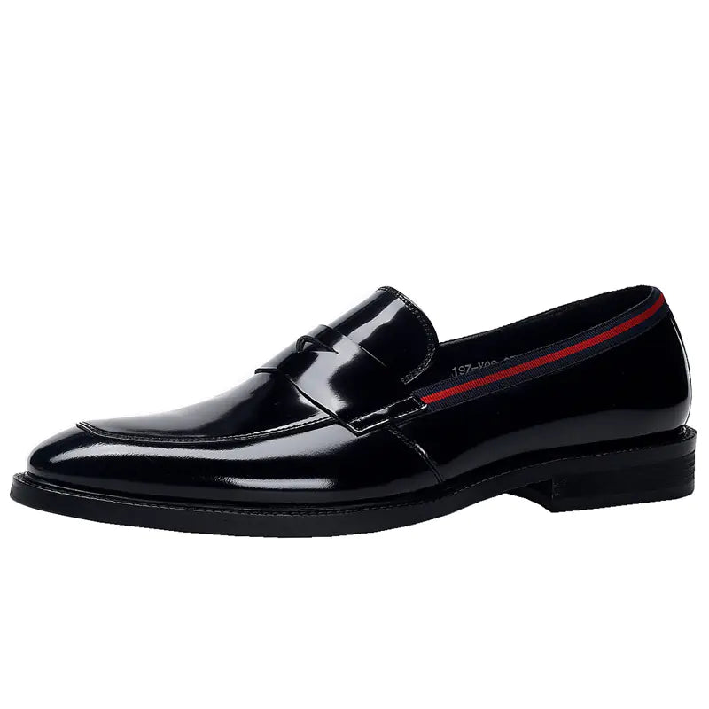 Men's British Splicing Formal Business Shoes Set
