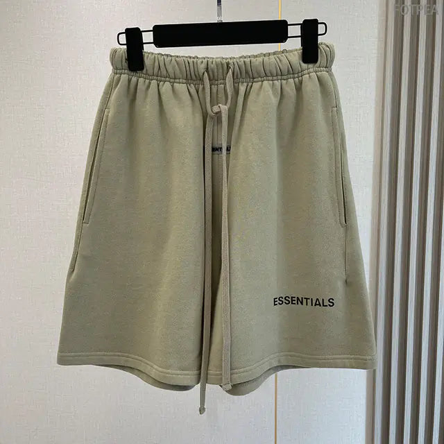 Men's Loose Casual Cropped Drawstring Pants