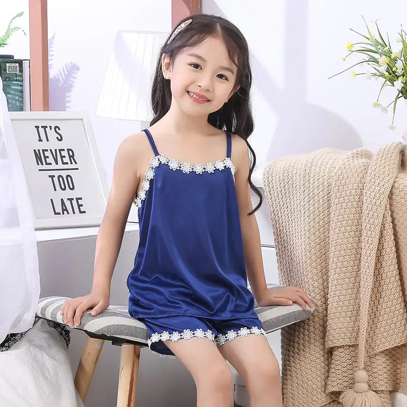 Cute Children’s Sling Pajamas for Girls