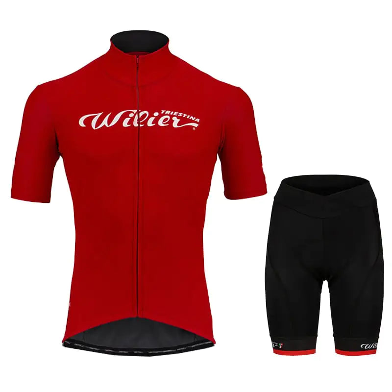 Short-Sleeved Bib Cycling Jersey