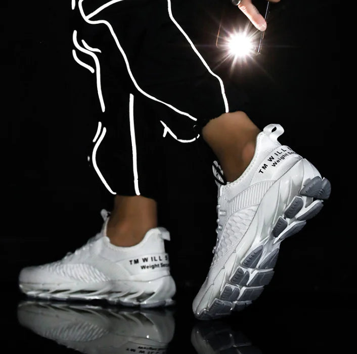 Men's Breathable Knitted Sneakers for Autumn 2019