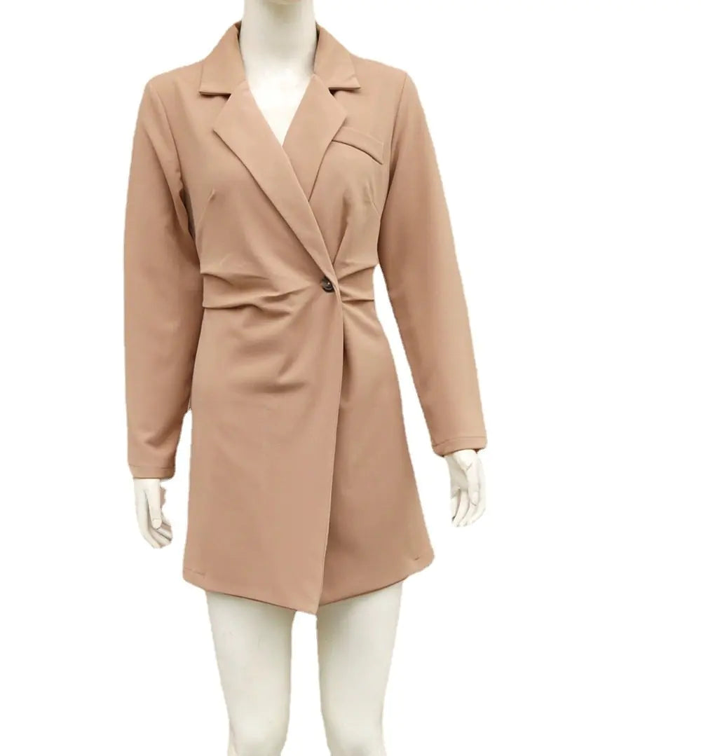 Long Sleeve Lapel Suit for Professional Attire
