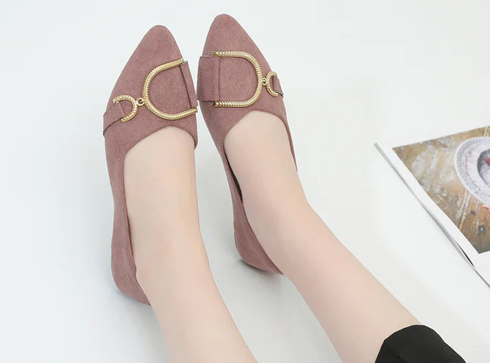 Autumn Casual Flat Pointed Shoes for Women
