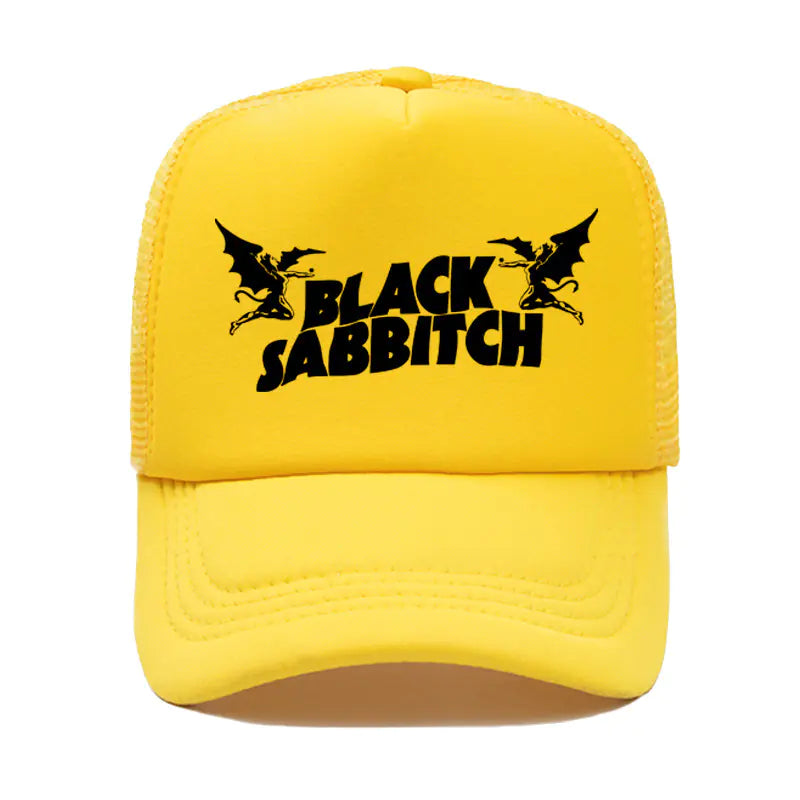 Black Sabbath Mesh Baseball Cap - Heavy Metal Style