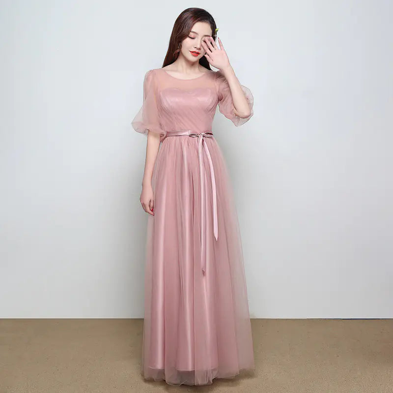 2018 New Style Bridesmaid Dress - Long One-Shoulder