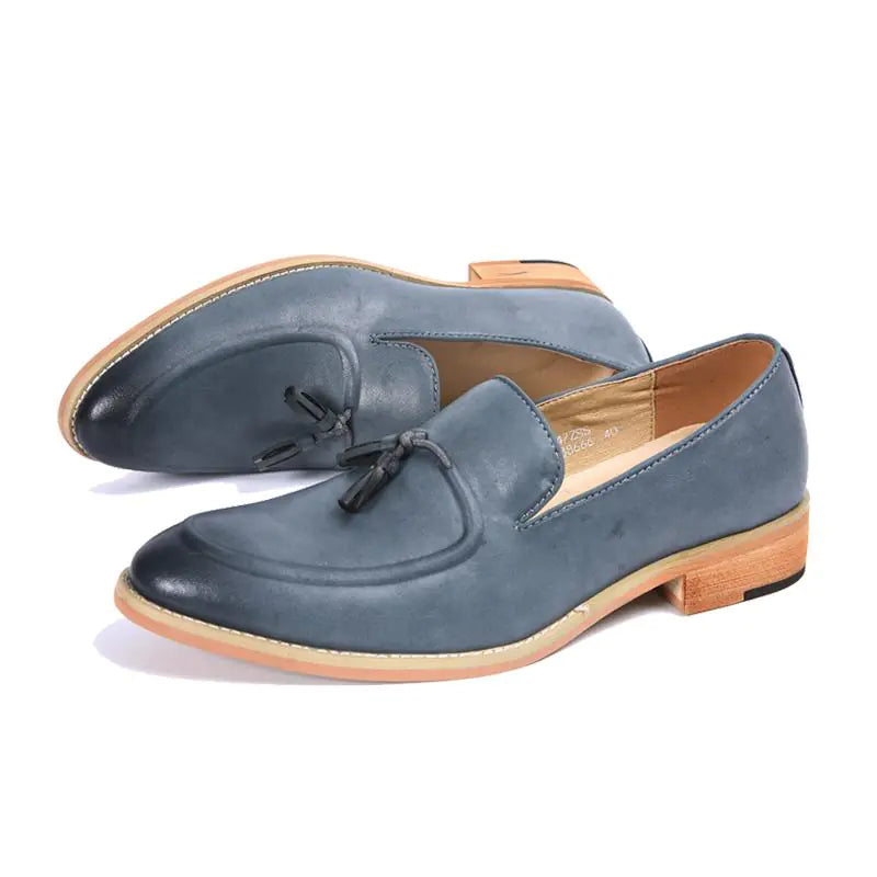 Men's Genuine Leather Oxford Shoes (British Style)
