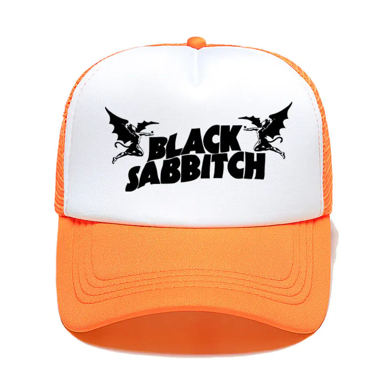 Black Sabbath Mesh Baseball Cap - Heavy Metal Style