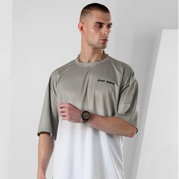 Summer Men's Plus Size Quick-Dry Ice Silk Sports T-Shirt