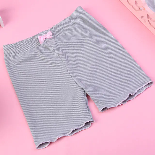 Cotton Girls' Safety Shorts - Cute Summer Style