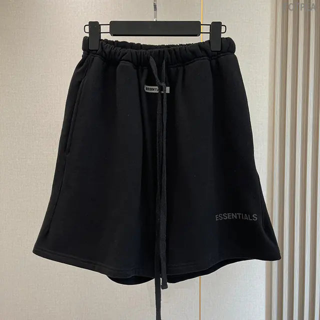 Men's Loose Casual Cropped Drawstring Pants