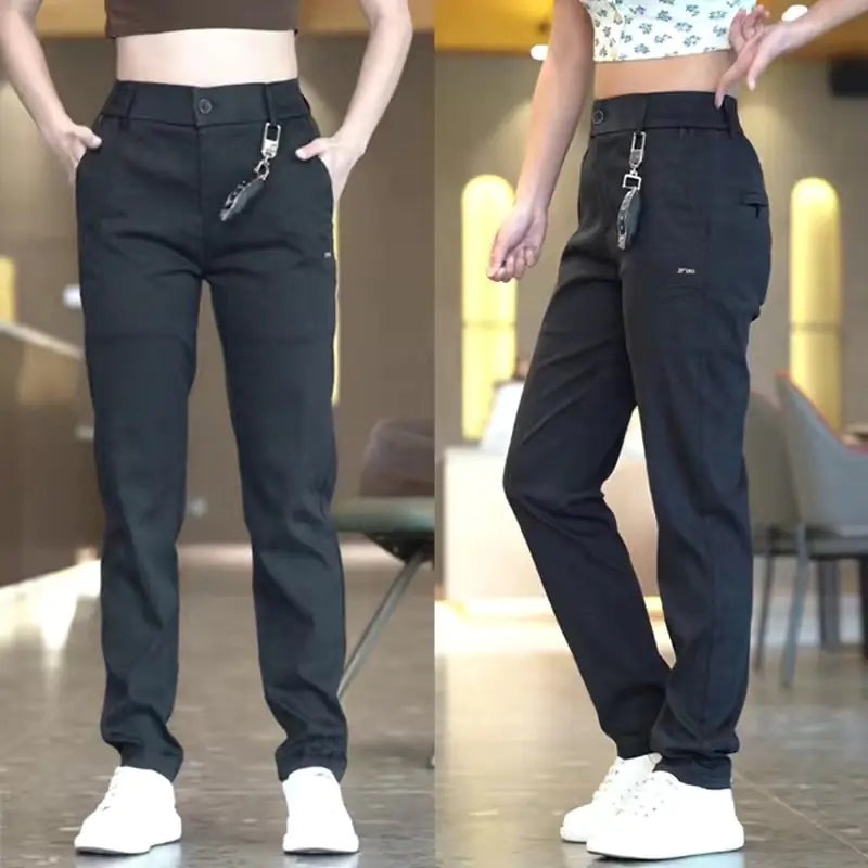 Men's Ice Silk Straight-Leg Quick-Dry Casual Pants