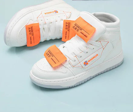 Men's High-Top Canvas Sneakers, Korean Style Casual Shoes