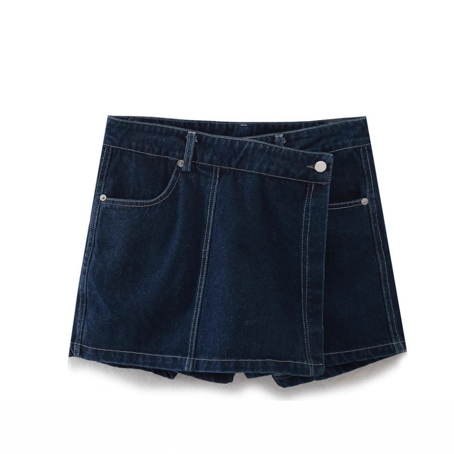 Short Denim Shirt for Women