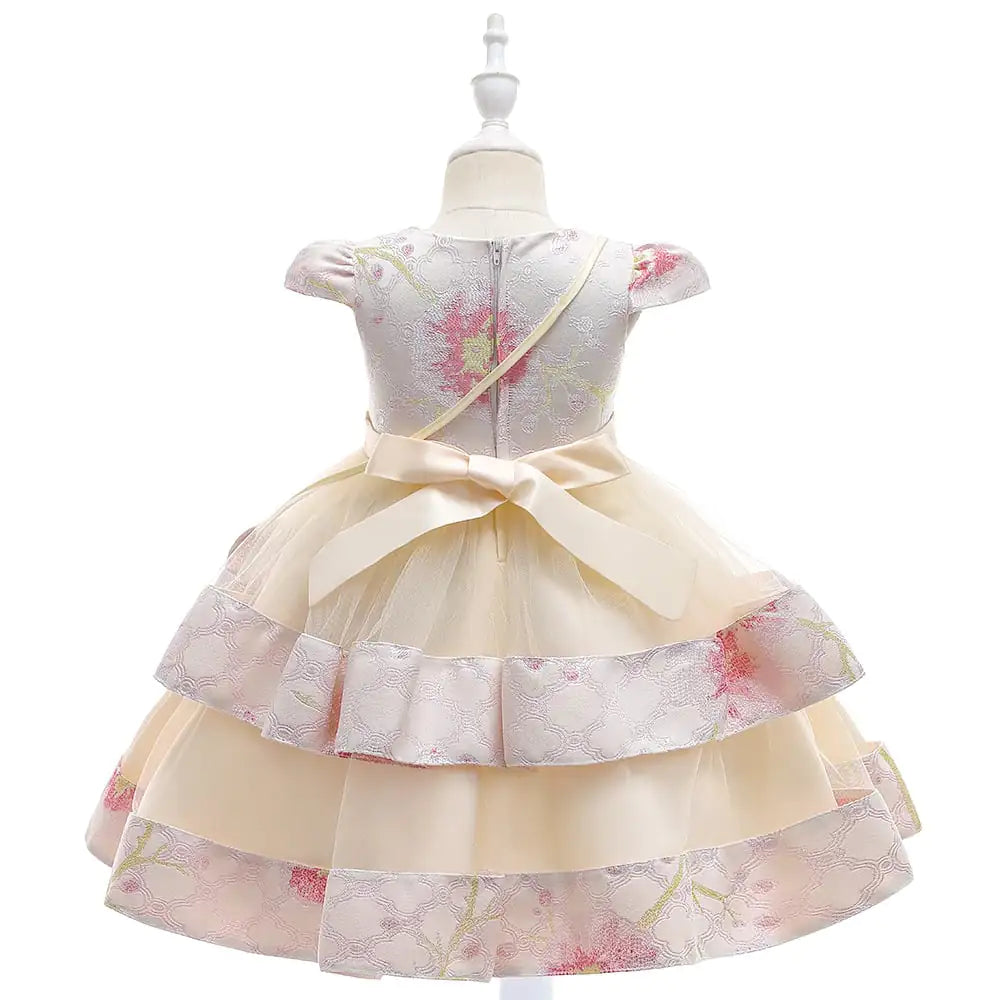 Flower Girl Net Yarn Simulation Princess Skirt
