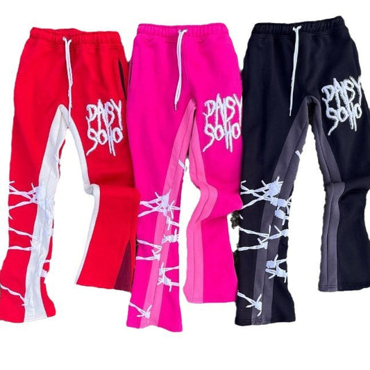 Casual Street Letter Print Full Zip Hoodie Jacket