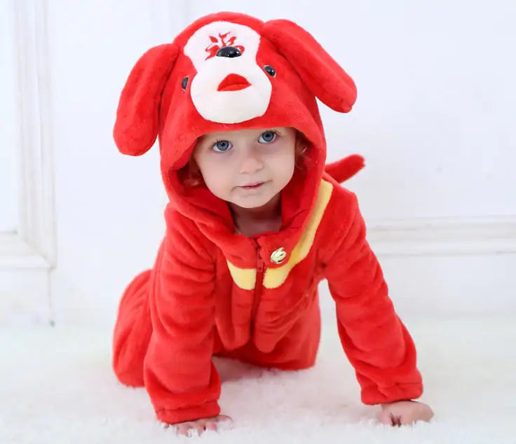 Dinosaur Cartoon Cotton Jacket for Kids' Outings