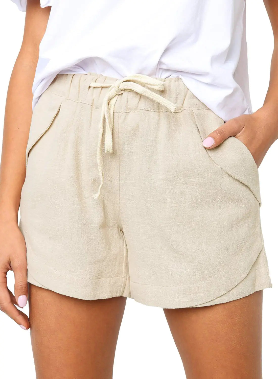 Casual Tencel High Waist Loose Wide Leg Pants for Women