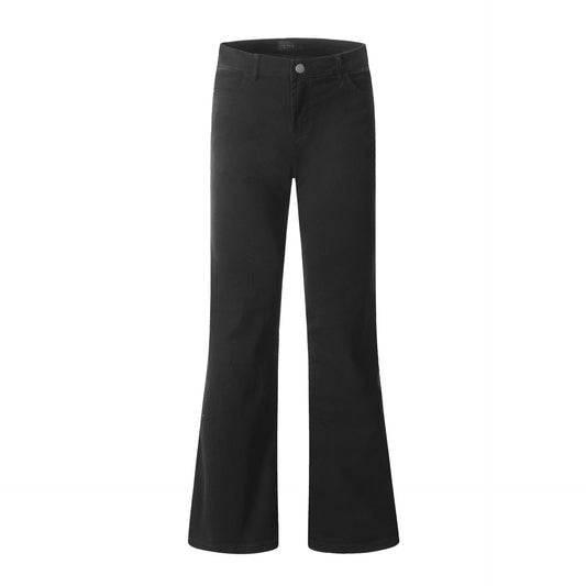 Simple Clean Fit Loose and Slimming Long Trousers