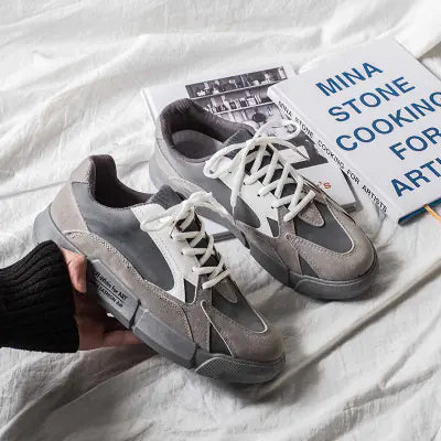2019 Korean Ulzzang Thick Sole Retro Sneakers
