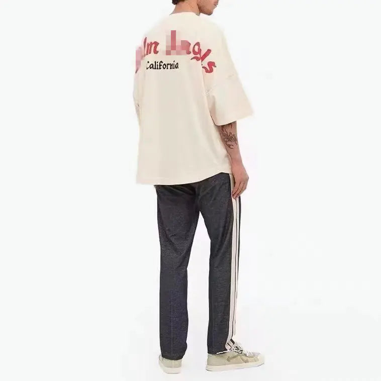Palm Angel Short Sleeve T-Shirt with Back Print