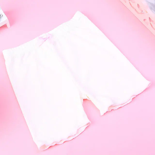 Cotton Girls' Safety Shorts - Cute Summer Style