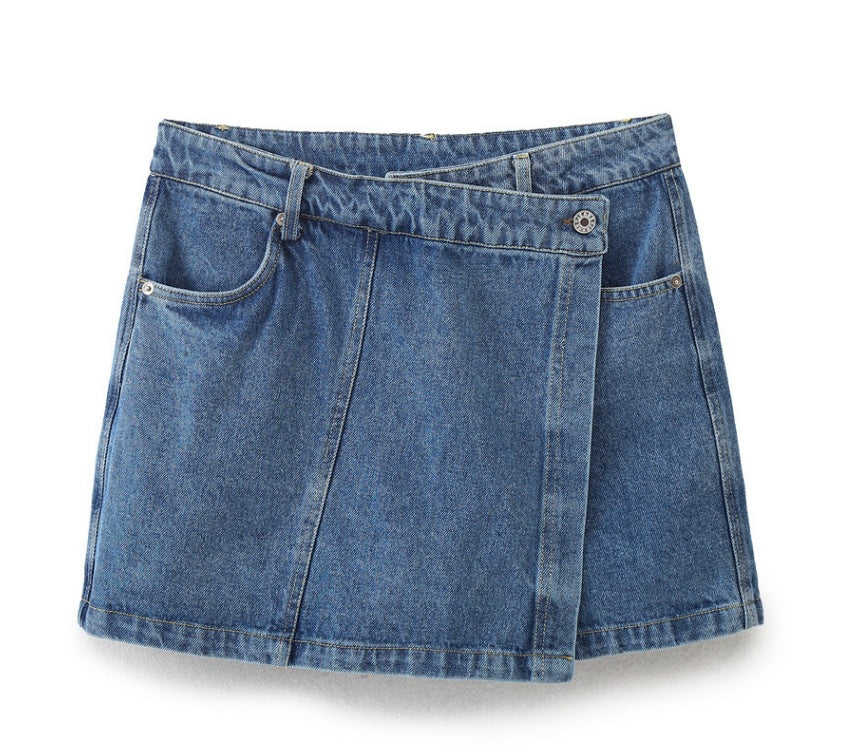 Short Denim Shirt for Women