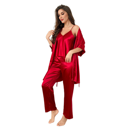 Three sets of camisole shorts for home wear