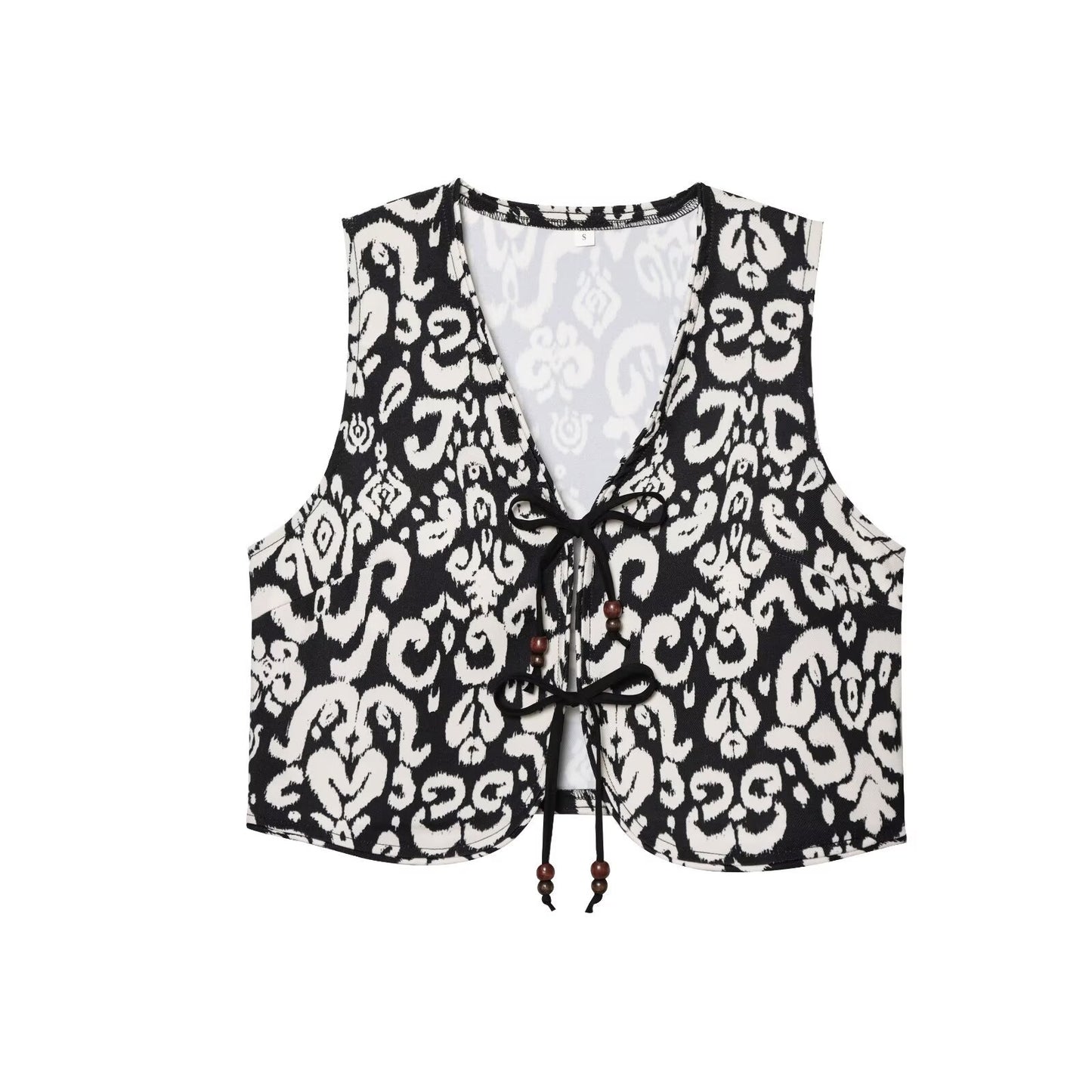 Women's Printed Tank Top + Skirt Pants Set