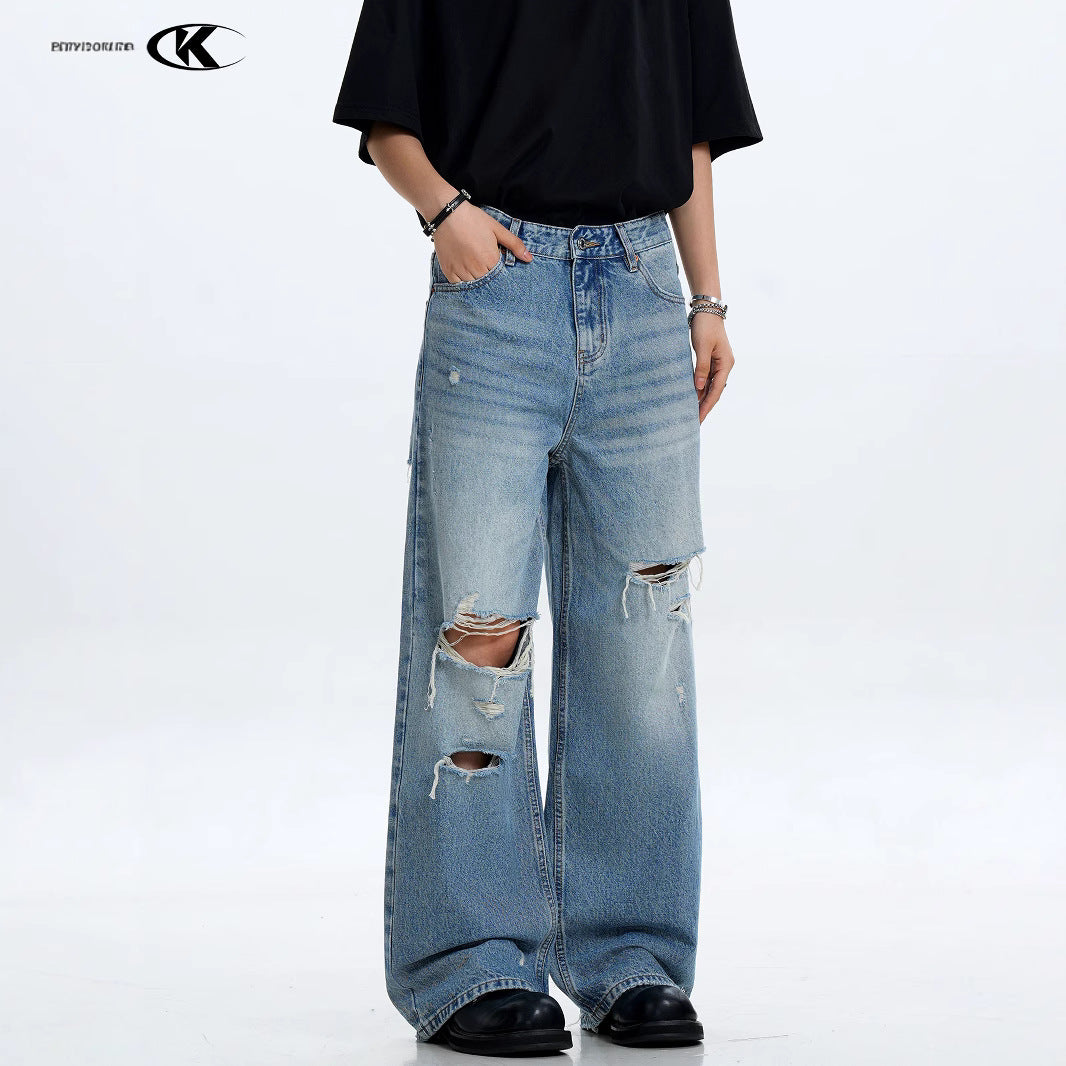 Loose Fit Slim Wide Leg Three-Dimensional Casual Long Pants
