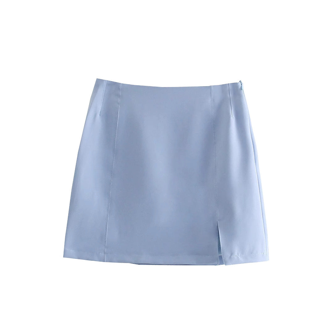 Women's Short Blazer Jacket + Skirt Set