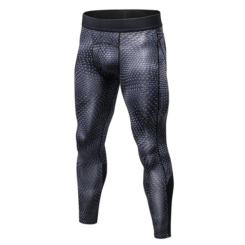 Men's Fashionable 3D Printed Tight Pants