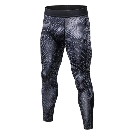 Men's Fashionable 3D Printed Tight Pants