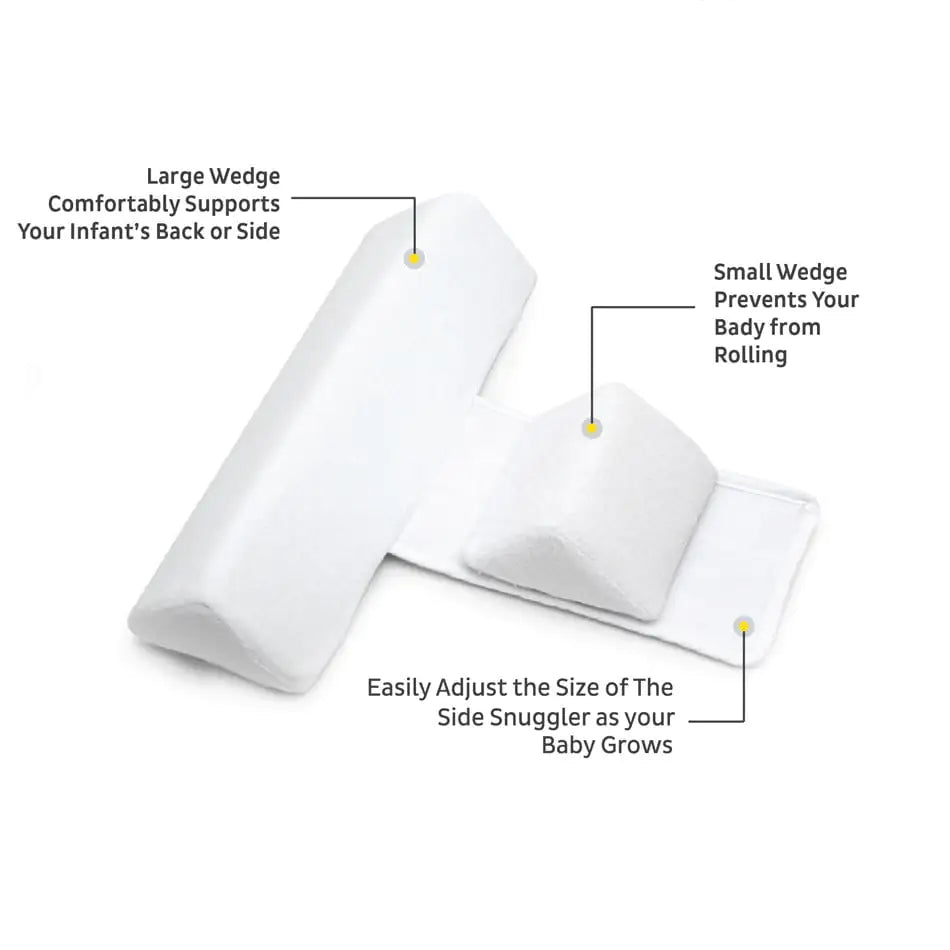 Removable and Washable Baby Side Pillow for Sleep