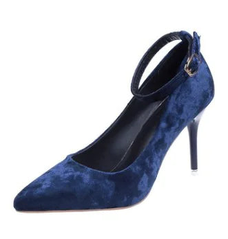 New Style Pointed Toe Work Shoes with Strap for Women