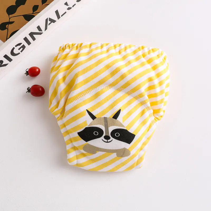 Cotton Pocket Baby Learning Pull-Up Diaper Pants
