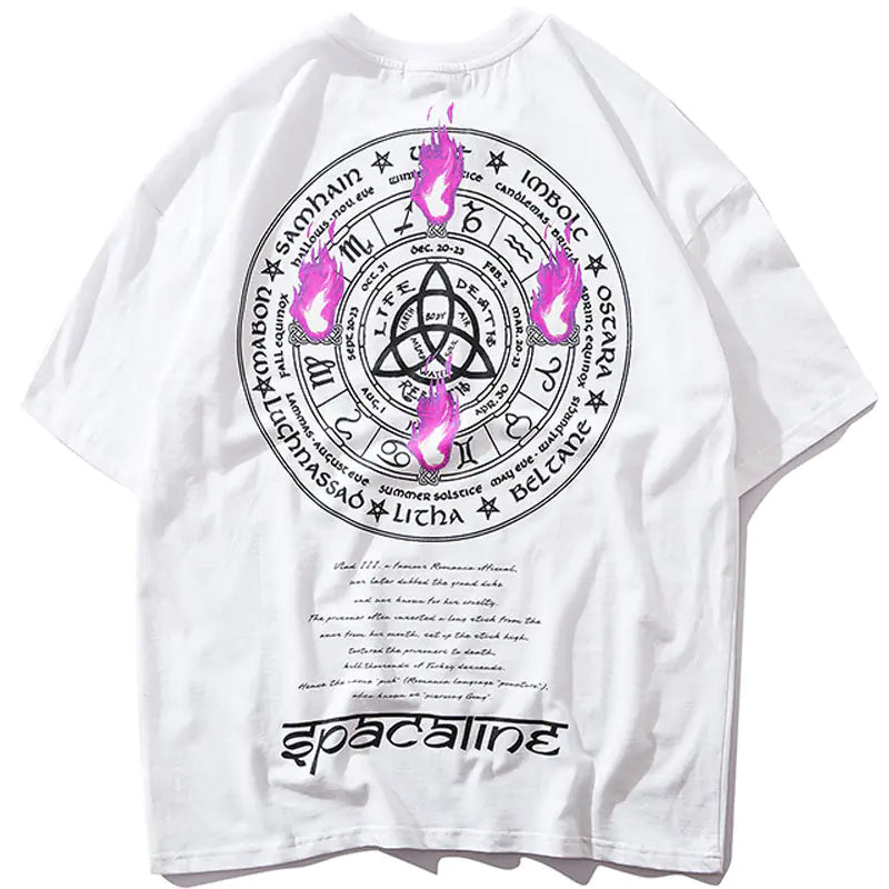 2019 Men's Hip Hop Loose Short Sleeve T-Shirt