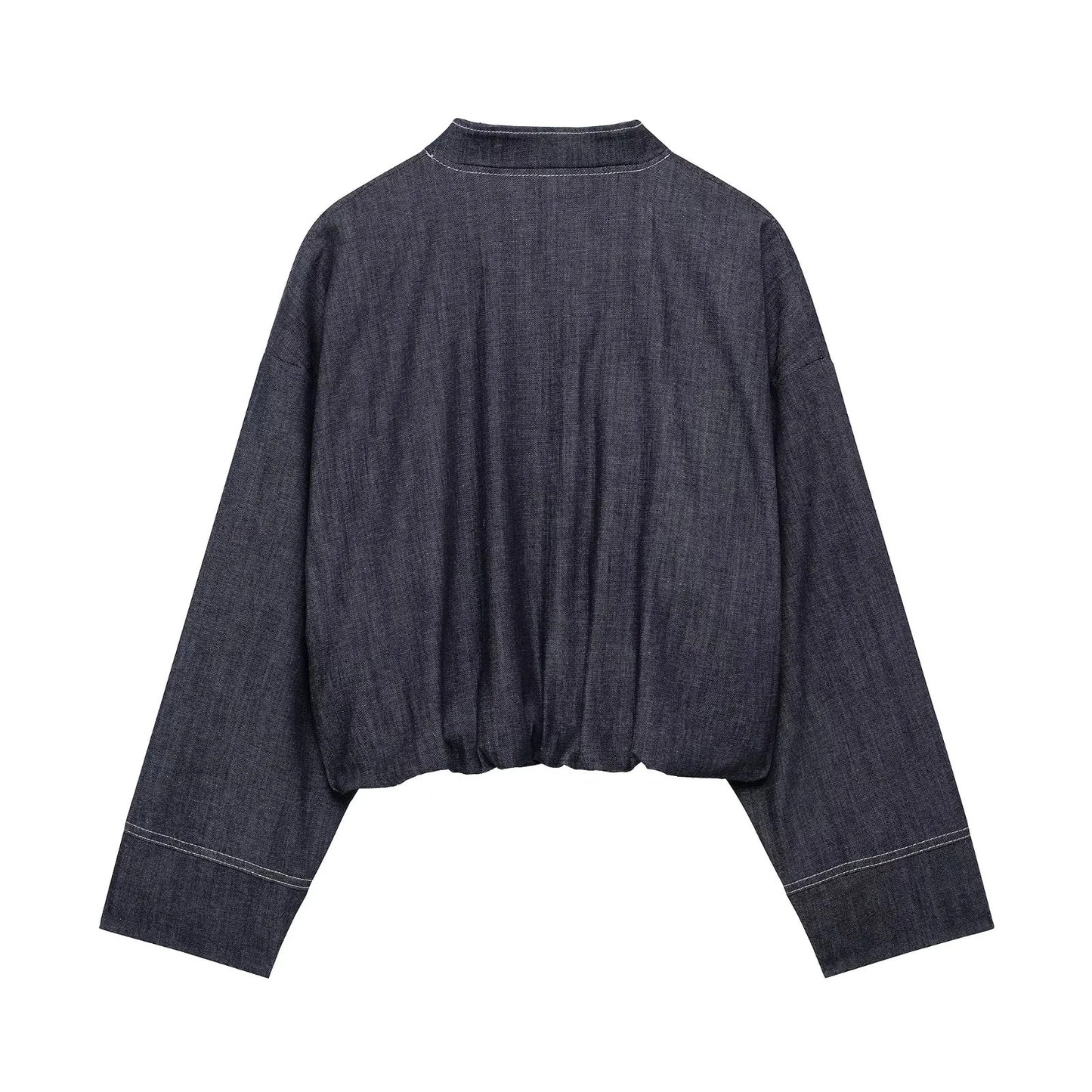 Women's Clothing Balloon Silhouette Pilot Jacket Wide Pleated Short Skirt